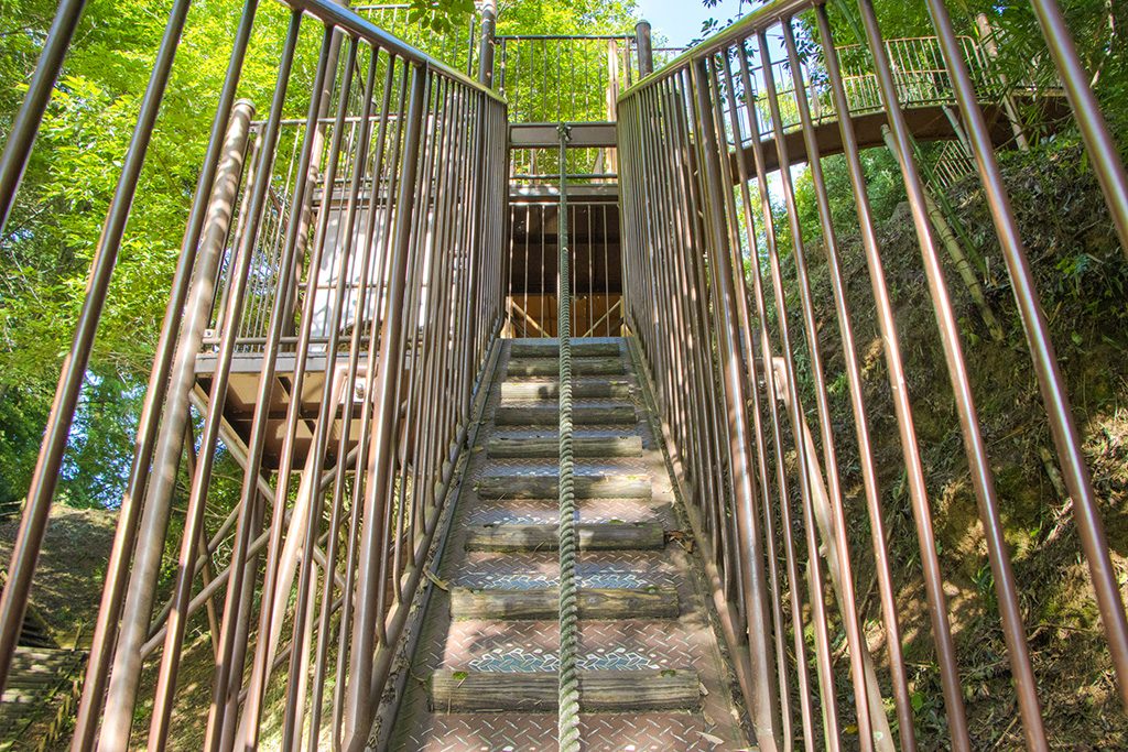 ロープのぼり/大阪府民の森 むろいけ園地 森の宝島(大阪府/四条畷市)