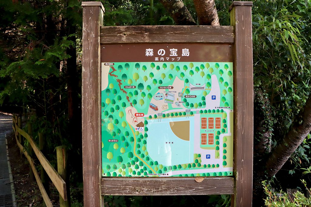 マップ/大阪府民の森 むろいけ園地 森の宝島(大阪府/四条畷市)