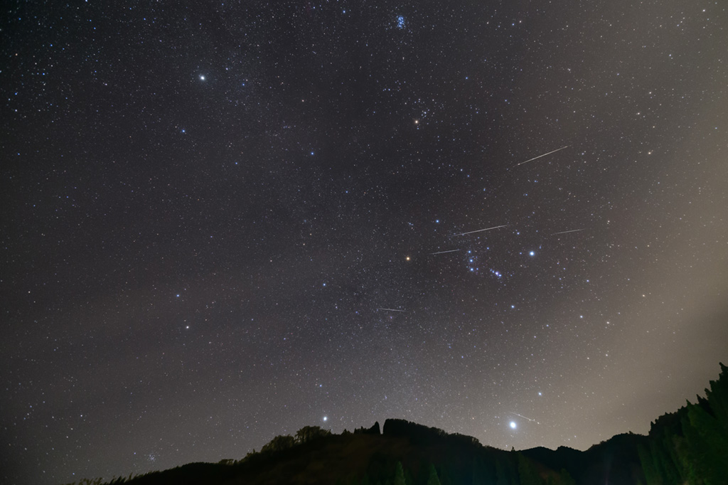 ふたご座流星群イメージ