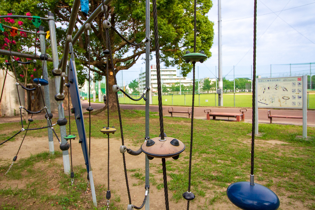 揺れるロープ/金岡公園（大阪府/東大阪市）