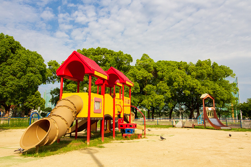 幼児用の遊具広場/金岡公園（大阪府/東大阪市）