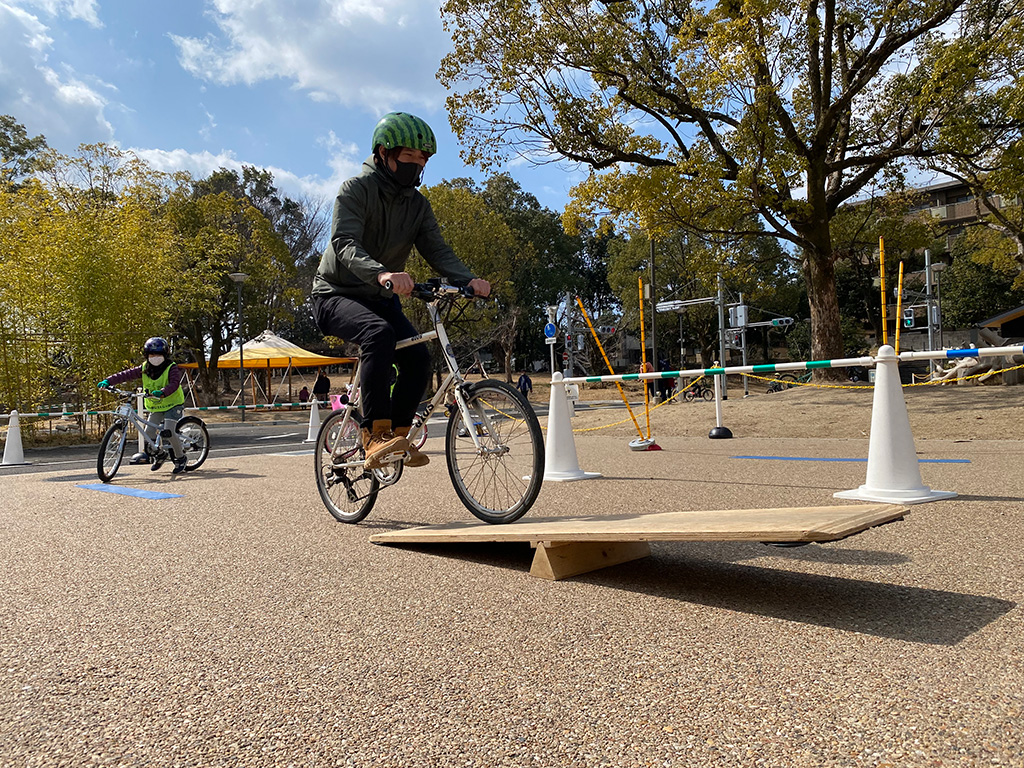 自転車教室の様子/大宮交通公園(京都府/京都市)