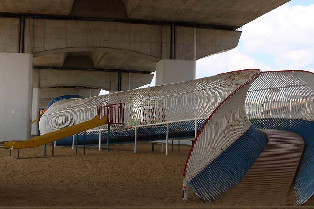 全長133メートルの巨大複合遊具/ドラゴンランド（兵庫県/川西市）