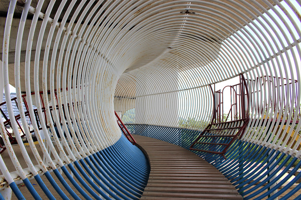 全長133メートルの巨大複合遊具/ドラゴンランド（兵庫県/川西市）