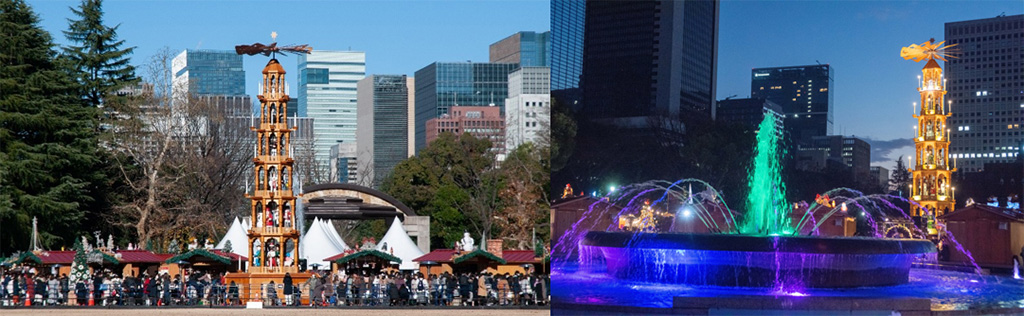 世界最大級のクリスマスピラミッド/東京クリスマスマーケット2022 in 日比谷公園（ 東京都/千代田区）