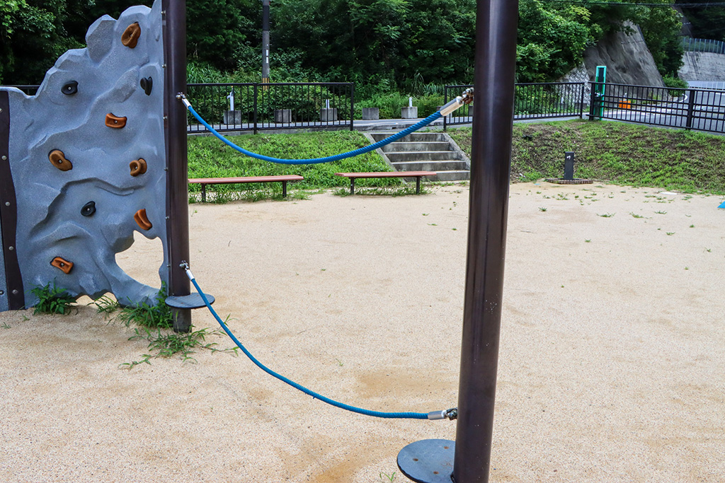 ロープわたり/玉川さくら公園（京都府/井手町）