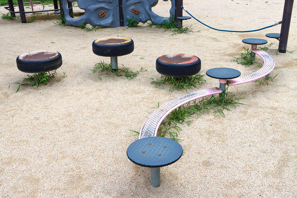 ステップ遊具/玉川さくら公園（京都府/井手町）