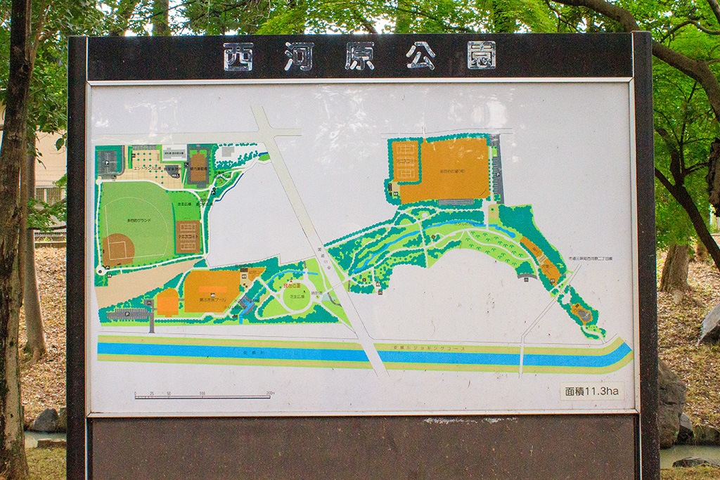 案内図/西河原公園 （大阪府/茨木市）
