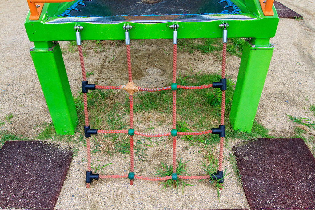 ロープでできたはしご/彩都西公園(大阪府/茨木市)