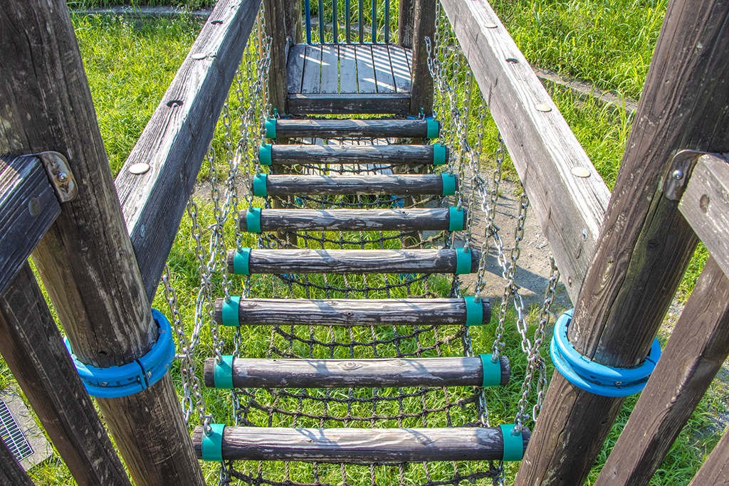 丸太渡り/火打形公園（京都府/京都市）