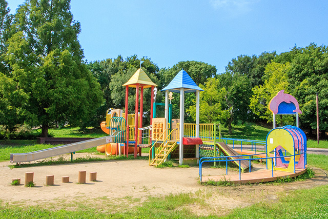 幼児用複合遊具/深北緑地（大阪府/大東市）