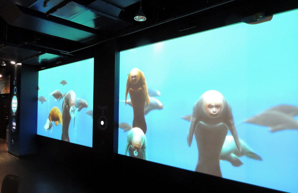 館内には不思議なスペースインスタラクションがいっぱい/東京ジョイポリス（港区）