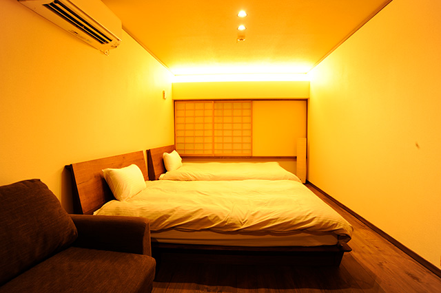 寝室/小菅の里 七星庵（長野県/飯山市）