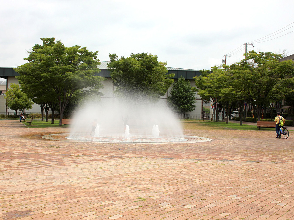園内の噴水/末広中央公園（兵庫県/宝塚市）
