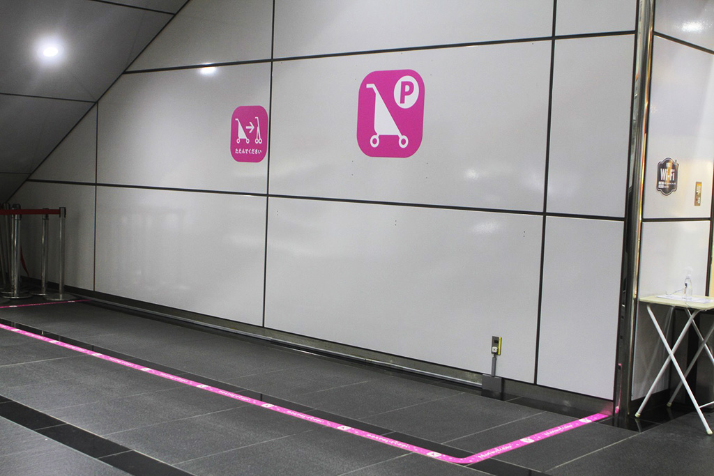 ベビーカー置き場/バンドー神戸青少年科学館(兵庫県/神戸市)