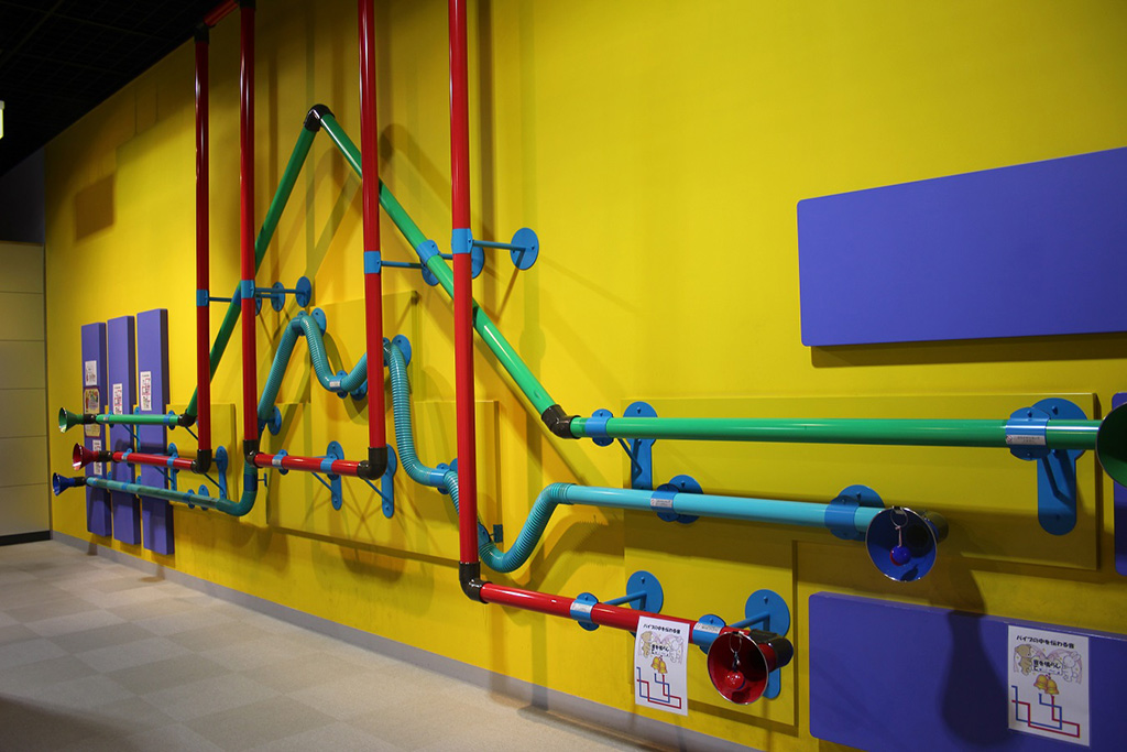 音の性質を知る体験コーナー/橿原市立こども科学館（奈良県）