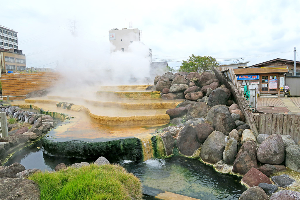 小浜温泉のシンボル・湯棚/小浜温泉（長崎県/雲仙市）