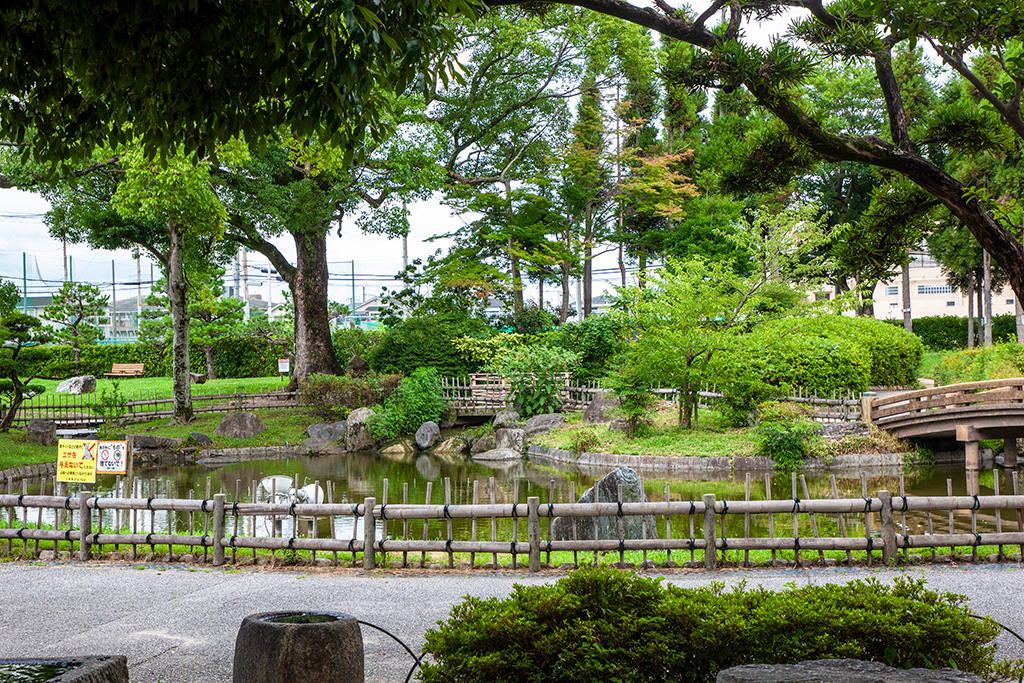 池・石垣/高槻城公園(大阪府/高槻市)