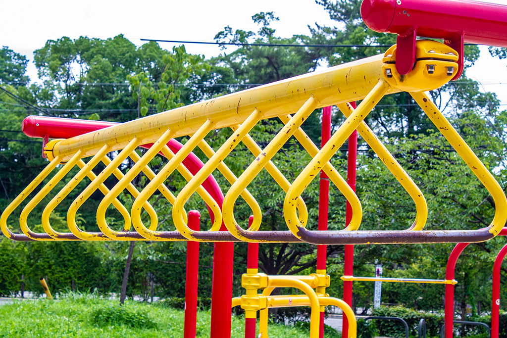 うんてい風の遊具/二条公園（京都府/京都市）