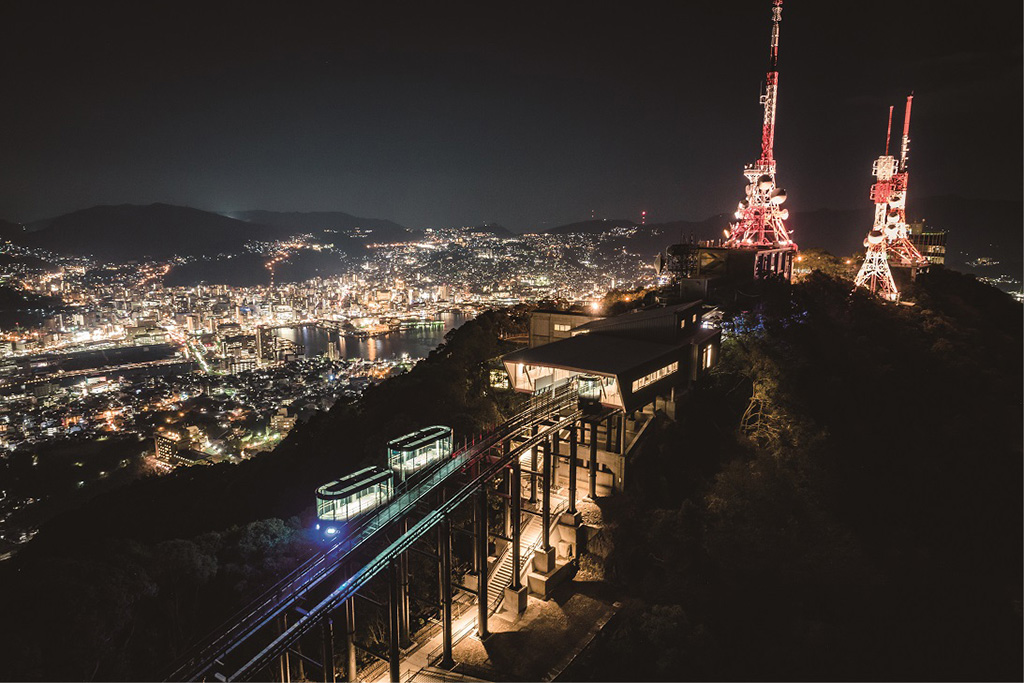 稲佐山展望台からの眺め（長崎県）