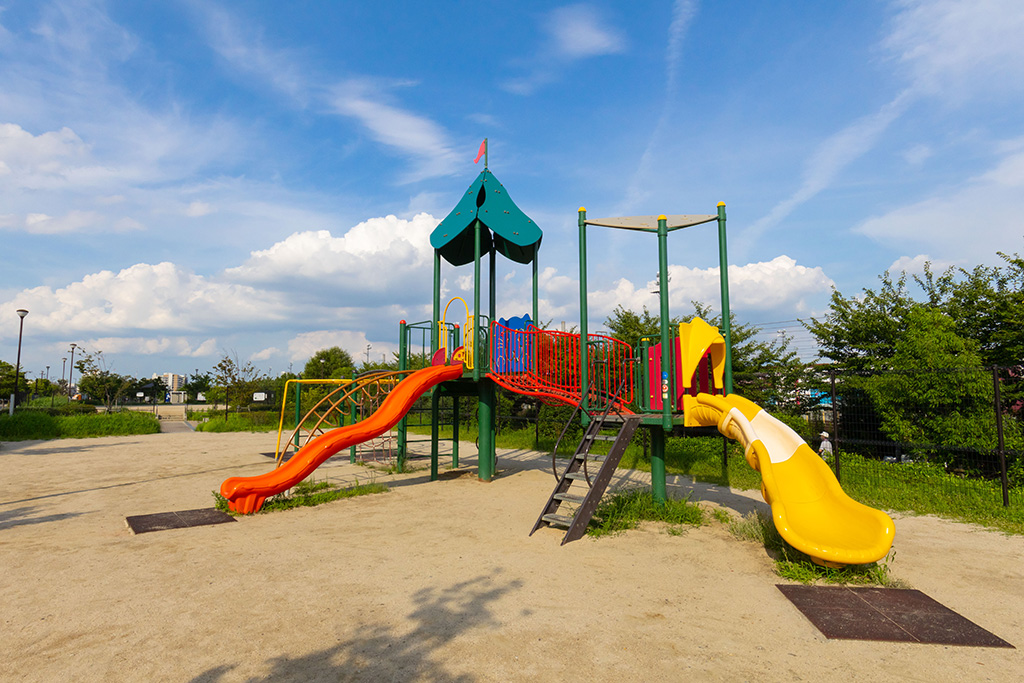 複合遊具/健都レールサイド公園(大阪府/吹田市)