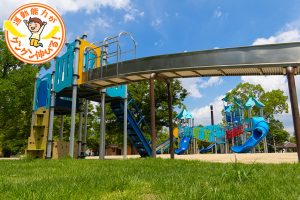 佐井寺南が丘公園(吹田市)は、コンパクトな園内に多彩な遊び場が充実！
