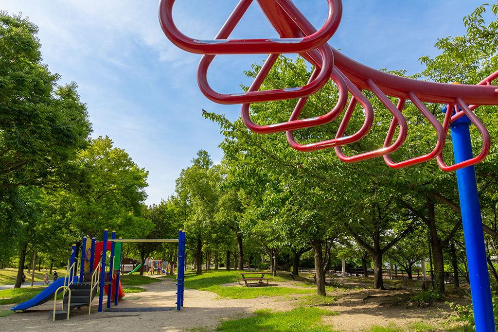 子どもの森 複合遊具/花博記念公園 鶴見緑地(大阪府/大阪市)