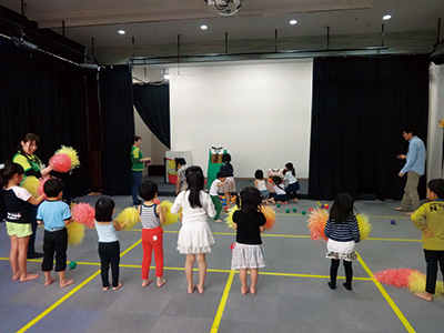 時間ごとに開催されるイベント/キッズワールド(宮城県/名取市)