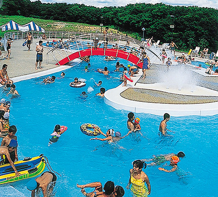 屋外のプール/やくらいウォーターパーク(宮城県/加美町)
