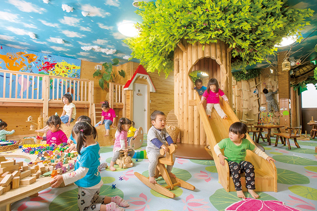 木の遊びの広場/LotusGroup木育広場「もくれん」(福島県/会津若松市)