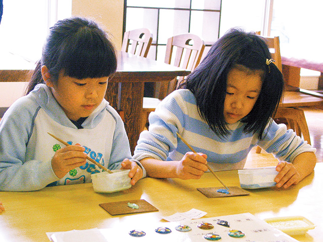 七宝焼体験/秋田ふるさと村(秋田県/横手市)