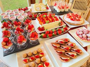 いちごの里（栃木県小山市）でスカイベリー狩りや白いちご狩り！スイーツやランチも