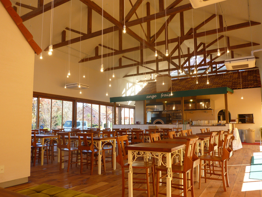 「アンジェ・フレーゼ」店内/いちごの里(栃木県/小山市)