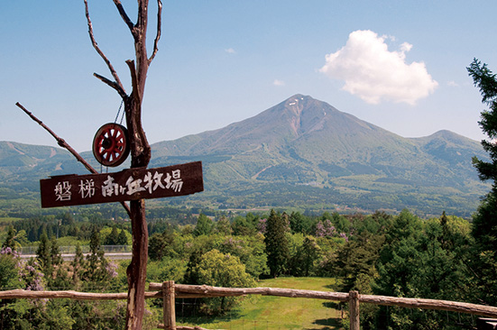 絶好の撮影スポット/磐梯高原南ヶ丘牧場(福島県/猪苗代町)