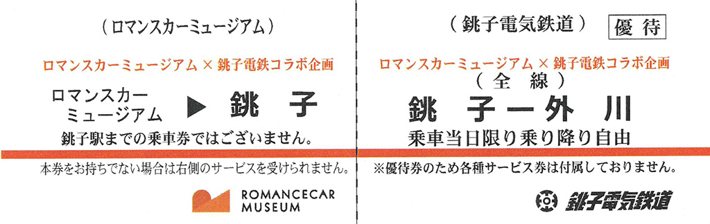 「銚子電鉄一日乗車券」の硬券。