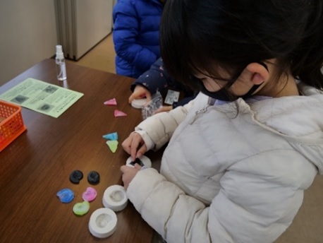 化石レプリカワークショップ