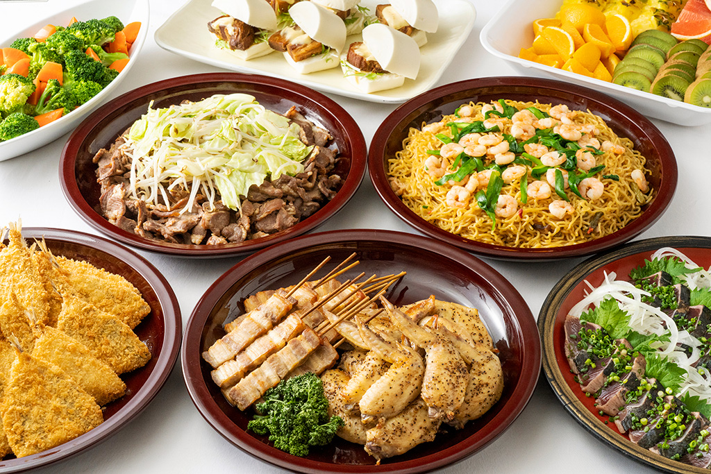 商船三井フェリー「さんふらわあ」のバイキング