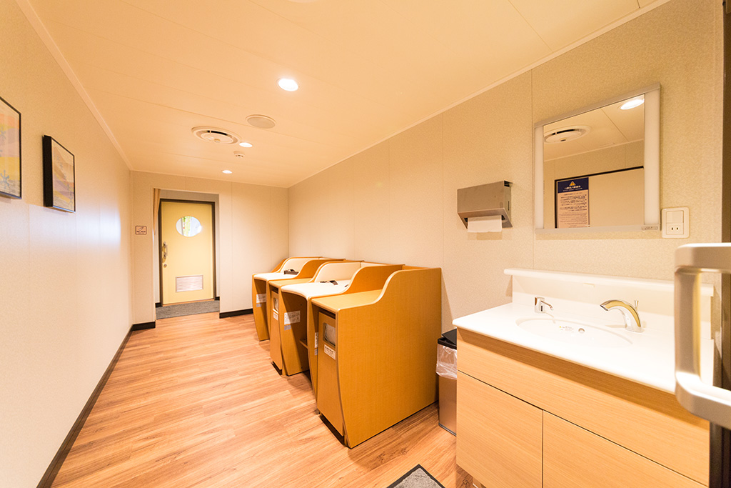 商船三井フェリー「さんふらわあ」のベビールーム