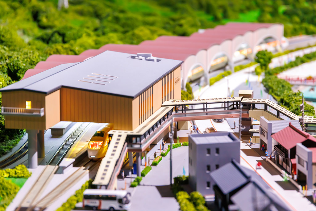 ロマンスカーミュージアム ジオラマパーク 箱根湯本駅