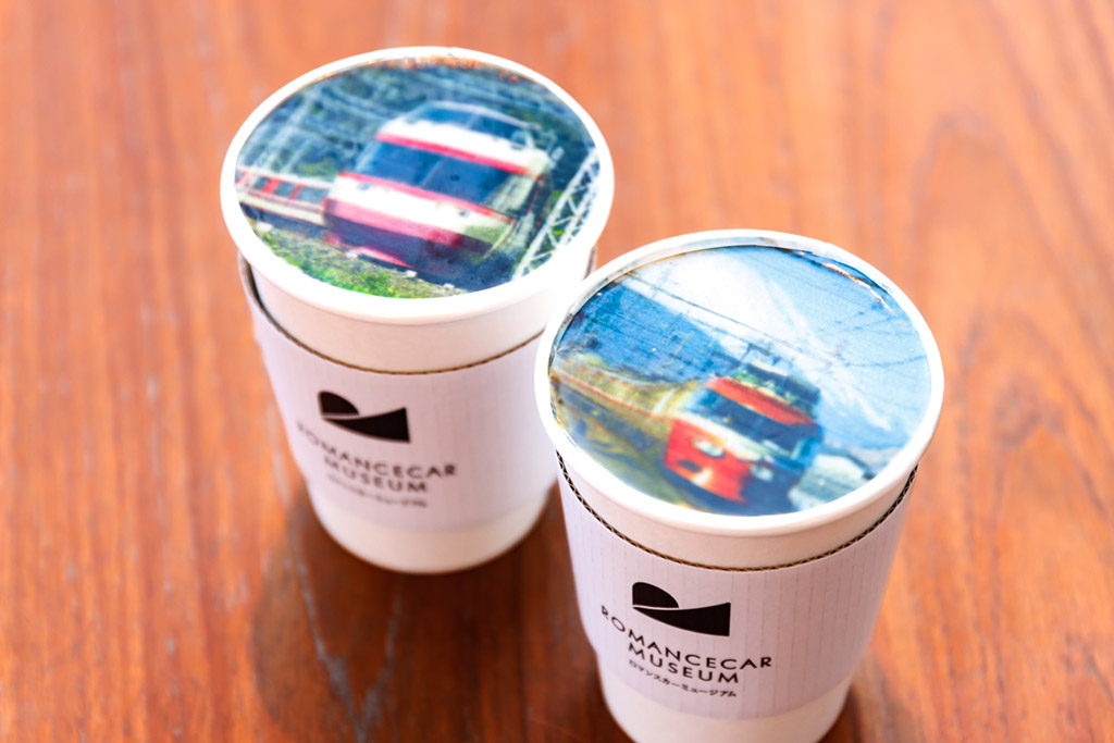 ロマンスカーミュージアム 飲める車両図鑑