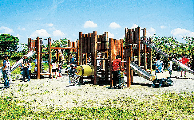 木製アスレチック/長沼フートピア公園(宮城県/登米市)