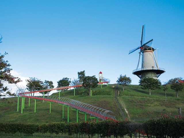 風車のある丘/長沼フートピア公園(宮城県/登米市)