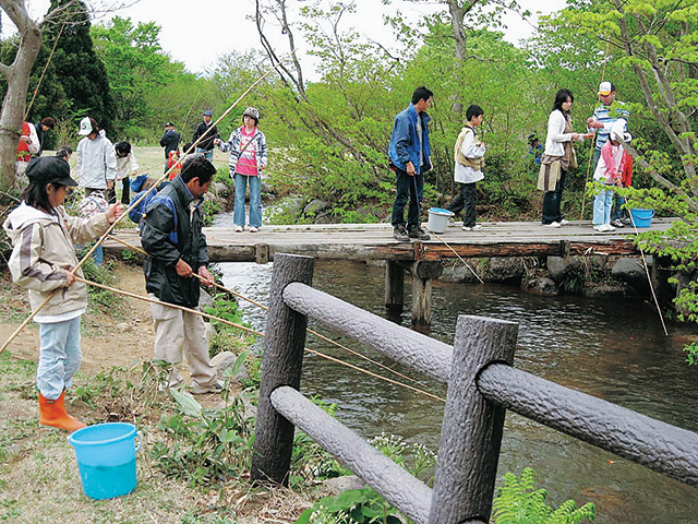 渓流釣り場(/鳥海高原家族旅行村(山形県/酒田市)