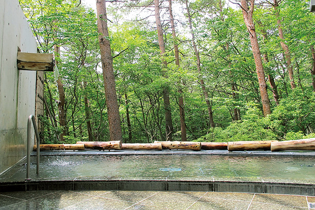 男性用露天風呂/ふくしま県民の森 フォレストパークあだたら(福島県/大玉村)