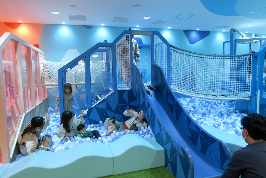 ちきゅうのにわ 氷山エリア