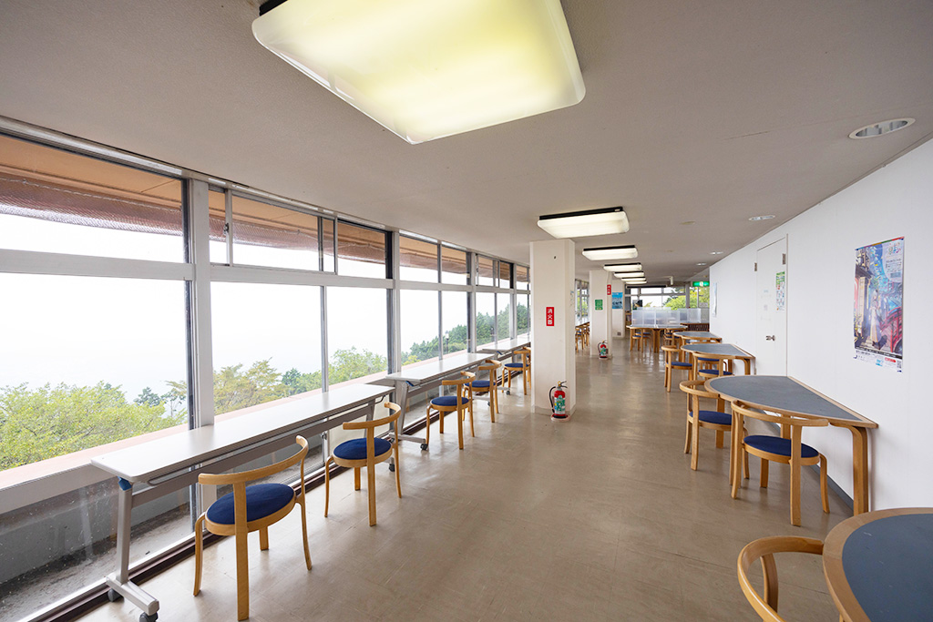 展望塔の塔内/ガーデンミュージアム比叡(京都府/京都市)