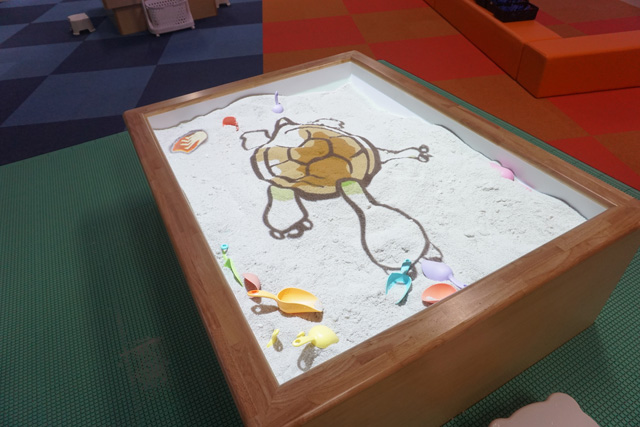 プロジェクションマッピングを使ったハイテクすなば／ファンタジーキッズリゾート船橋