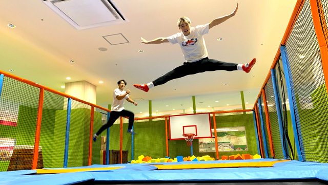 トランポリンエリア／ニンジャ☆パーク 南行徳店