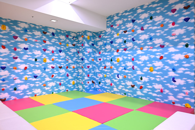 ボルダリング／龍宮城スパホテル三日月キッズガーデン