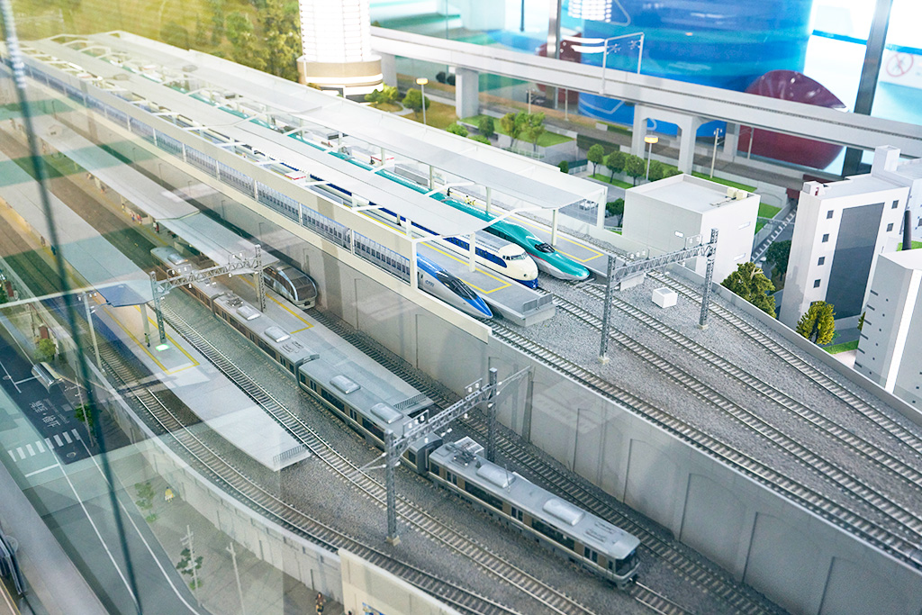 鉄道模型のジオラマ/カワサキワールド（兵庫県/神戸市）